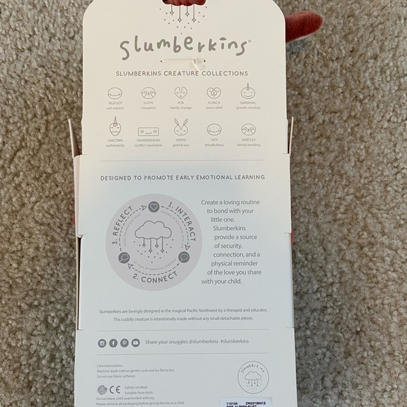 NWT Slumberkins Alpaca Snuggler with two Books and one Affirmation Card 💕 - Picture 3 of 4